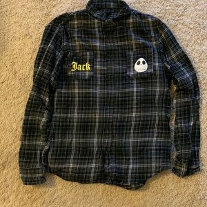 Nightmare Before Christmas flannel shirt. Medium.